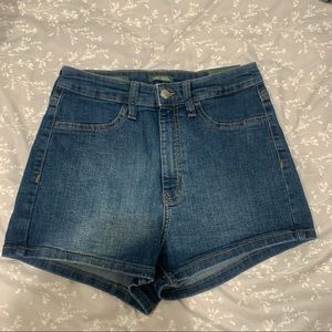 High Waisted Jean Shorts - New